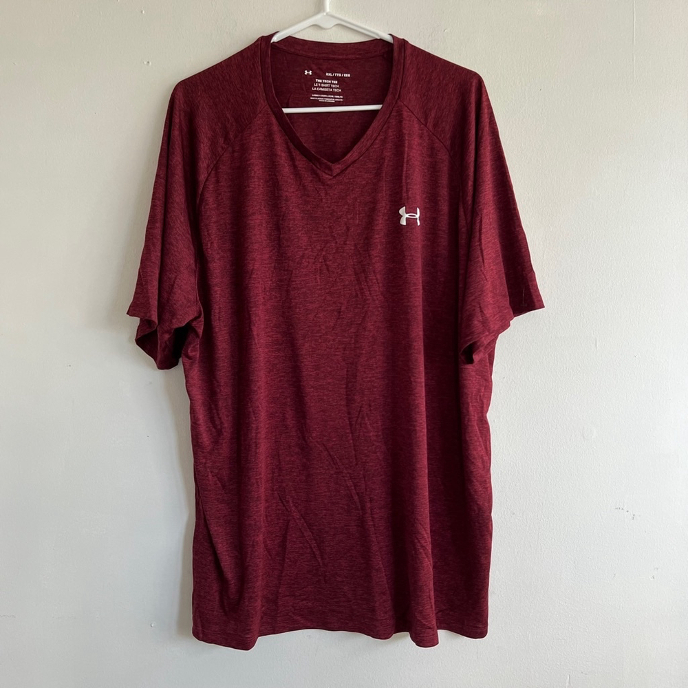 Men's Under Armour T-Shirt Burgundy XXL